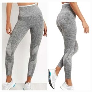 NWOT LNDR Six Eight Stripe Leggings in Grey Marl M/L + GIFT